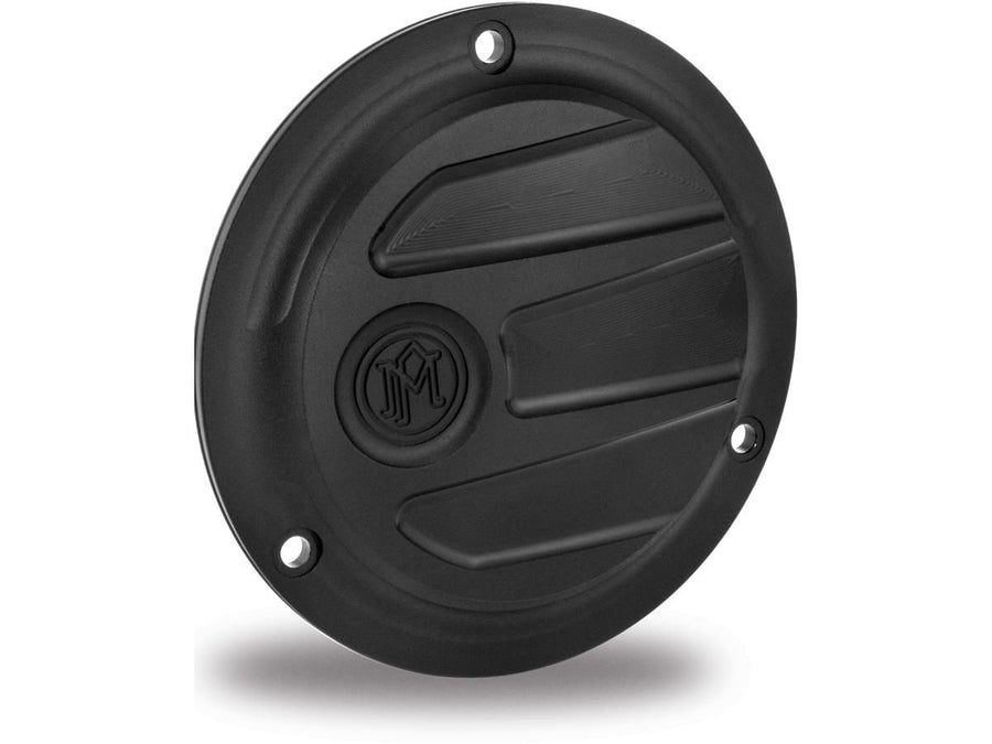 Harley Davidson Fl Shovel [1970-1984]-Scallop Derby Cover Black Ops