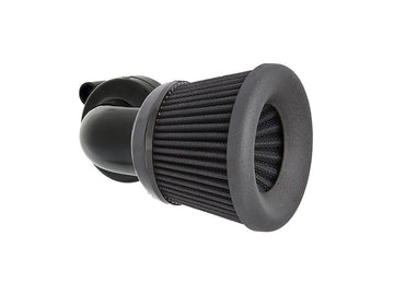 Harley Davidson Sportster [1991-2020]-Velocity 90 ° air filter black anodized