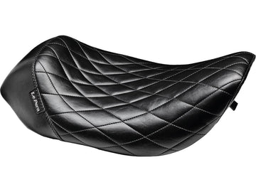 Harley Davidson Flhrci [2002-2006]-Bare Bones Solo Seat Diamond Stitch Black