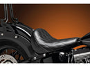 Harley Davidson FLS [2016-2017] – Bare Bones Solo Sitz Diamond Stitch Schwarzes Vinyl-1