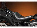 Harley Davidson FLS [2016-2017] – Bare Bones Solo Sitz Gefaltete Naht Schwarzes Vinyl-1