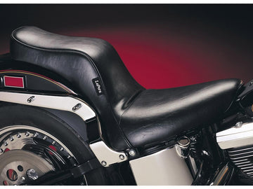 Harley Davidson Softail Hinweis [2000-2017] – Cherokee Sitz Glattes Schwarzes Vinyl