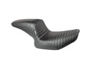 Harley Davidson Fxbr [2023-2025]-Kickflip seat folded seams black vinyl-1