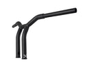 Harley Davidson Sportster [1982-2020]-10 "Dominator Raked Bar Lenker 4-hole black black-1