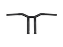 Harley Davidson Sportster [1982-2020]-10 "Dominator Raked Bar Lenker 4-hole black black-2