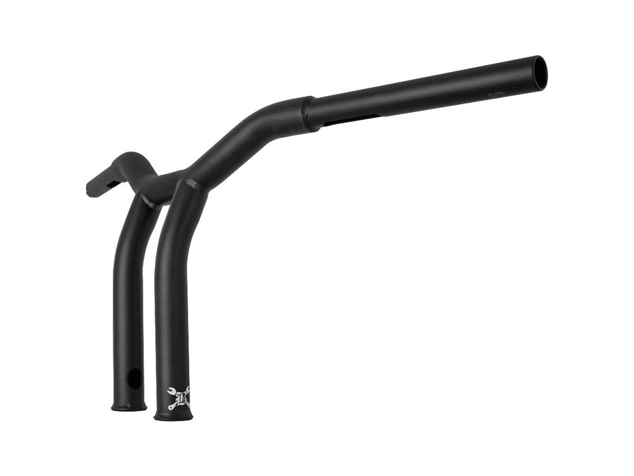 Harley Davidson Sportster [1982-2020]-10 "Dominator Raked Bar Lenker 4-hole black black