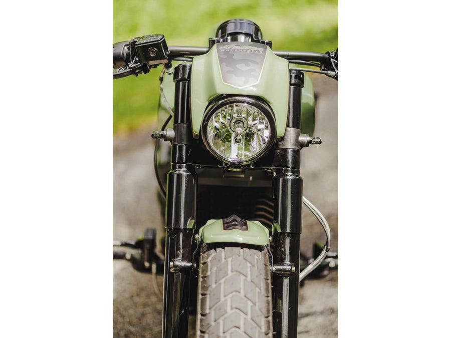 Harley Davidson Scout Bobber [2018-2024]-NRS Style lamp mask for use with