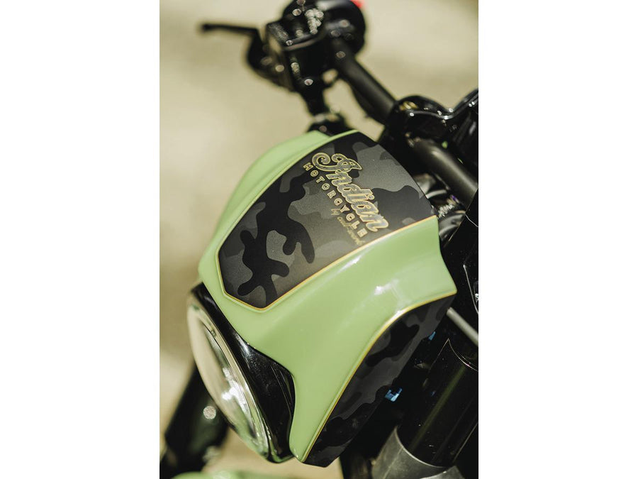Harley Davidson Scout Bobber [2018-2024]-NRS Style lamp mask for use with