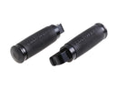 Harley Davidson Scout [2015-2024]-racing footrests black powder-coated-1