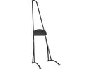 Harley Davidson Dyna Hinweis [2006-2017] – Sehr hohe Sissy Bar mit Polster Schwarz-1