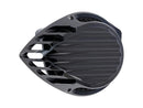 Harley Davidson Softail [2016-2017] – Gerippter Luftfilter Schwarz Eloxiert-1