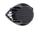 Harley Davidson Softail [2016-2017] – Gerippter Luftfilter Schwarz Eloxiert-5