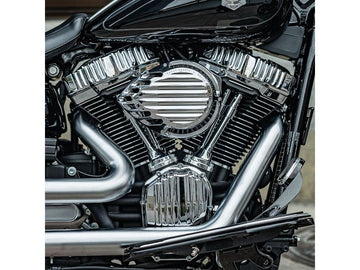 Harley Davidson Softail [2016-2017]-chrome-plated lamella filter - 0
