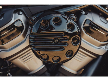 Harley Davidson Nightster Rh975 [2022-2024]-slotted air filter cover gloss - 0