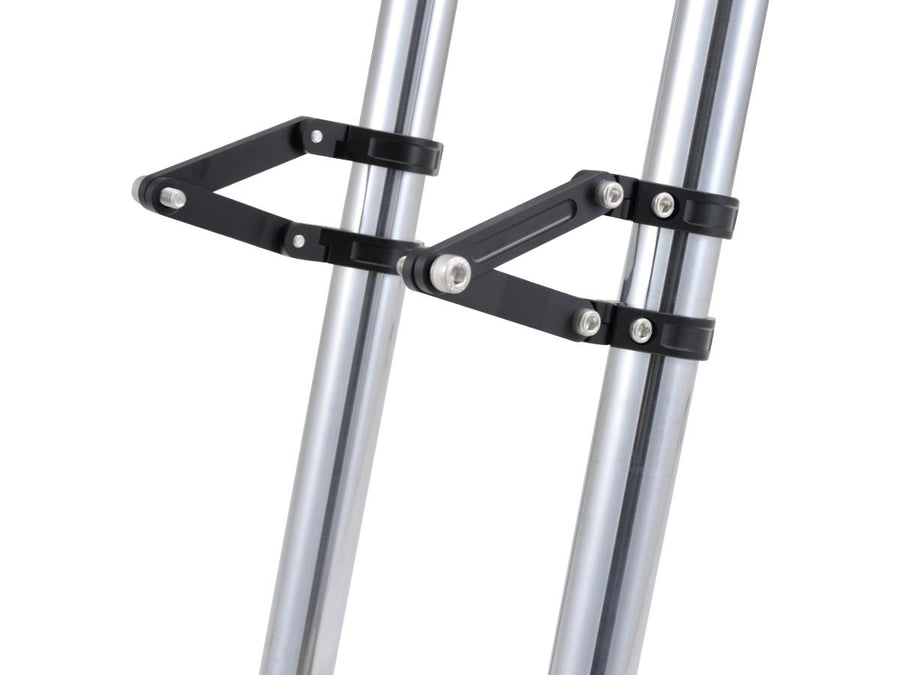 Harley Davidson – Verstellbare CNC Scheinwerferhalterung 41mm Gabelmontage Schwarz