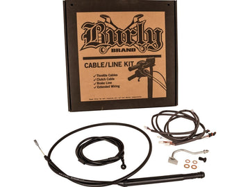 Harley Davidson FLHRXS [2021-2025] – 16" Gorilla Bar Kabelsatz Schwarzes Vinyl