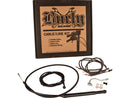 Harley Davidson Flhrxs [2021-2025]-18 "Gorilla bar cable set black vinyl ...-3