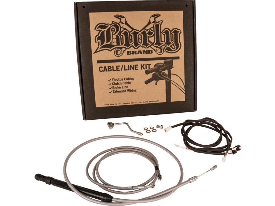 Harley Davidson FLHRXS [2021-2025] – 16" Gorilla Bar Kabelsatz Edelstahl klar …