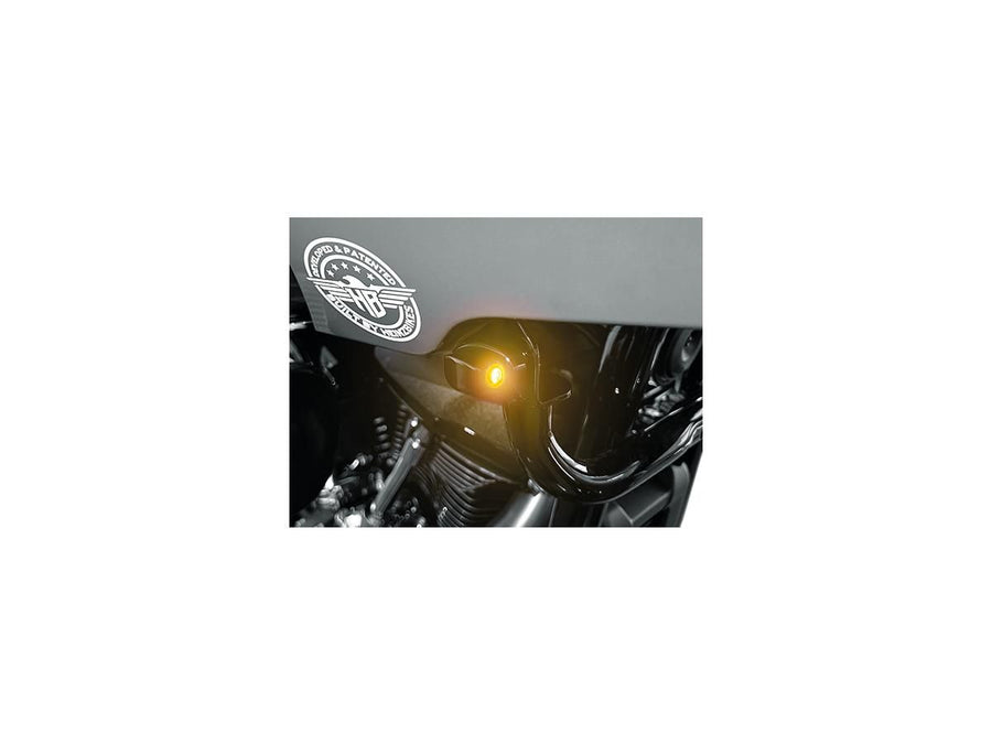 Harley Davidson Fxlrst [2022-2025]-Nano ST Series LED blinker, anodized black