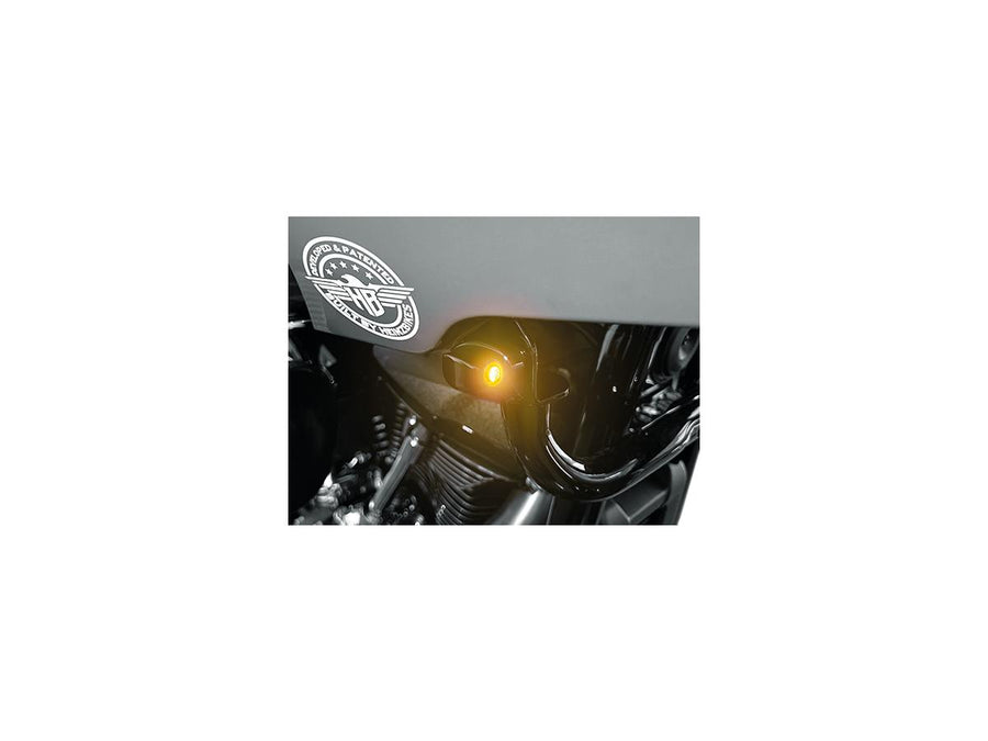 Harley Davidson Fxlrst [2022-2025]-Nano ST Series LED blinker, anodized black