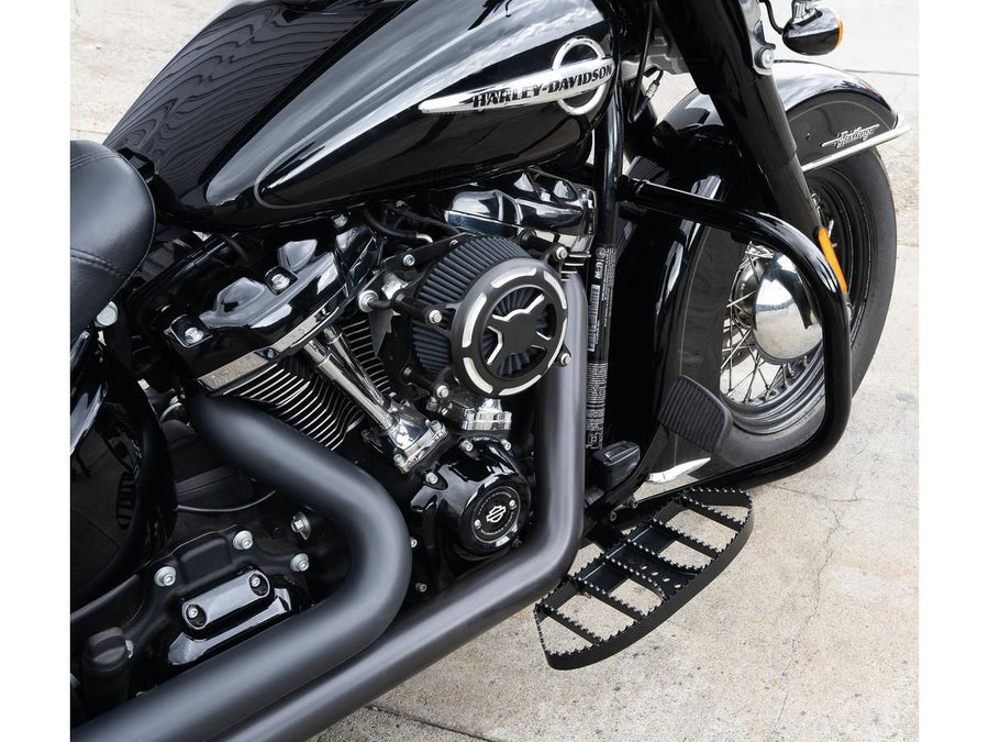 Harley Davidson FLSL [2018-2021] – MX-Style Trittbretter Satin Schwarz
