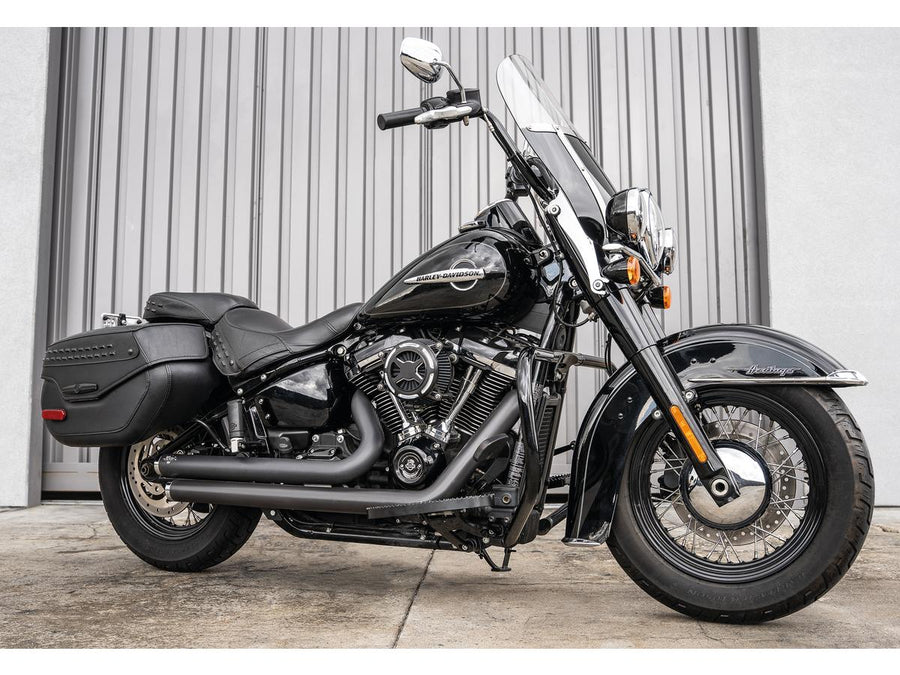 Harley Davidson FLSL [2018-2021] – MX-Style Trittbretter Satin Schwarz