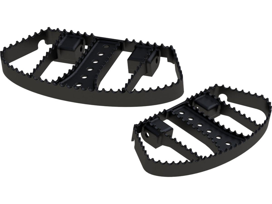 Harley Davidson FLSL [2018-2021] – MX-Style Trittbretter Satin Schwarz