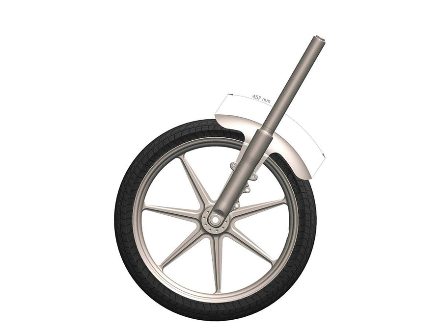 Harley Davidson FLFB [2018-2020]-steel front wheel protection sheet for Softail models for
