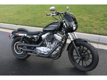 Harley Davidson Sportster [1981-2020] – Outlaw Verkleidung Schwarz ABS - 0