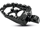 Harley Davidson Sportster [1991-2020]-MX Evolution Footrests Black Anodized-2