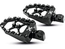 Harley Davidson Sportster [1991-2020]-MX Evolution Footrests Black Anodized-12
