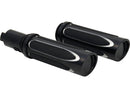 Harley Davidson FLHXSE [2023-2025] – Deep Cut Komfortgriffe Schwarz 1" Gaszug per-4