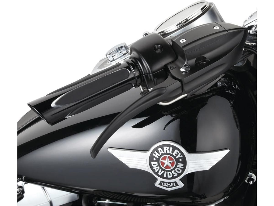 Harley Davidson FLHXSE [2023-2025] – Deep Cut Komfortgriffe Schwarz 1" Gaszug per