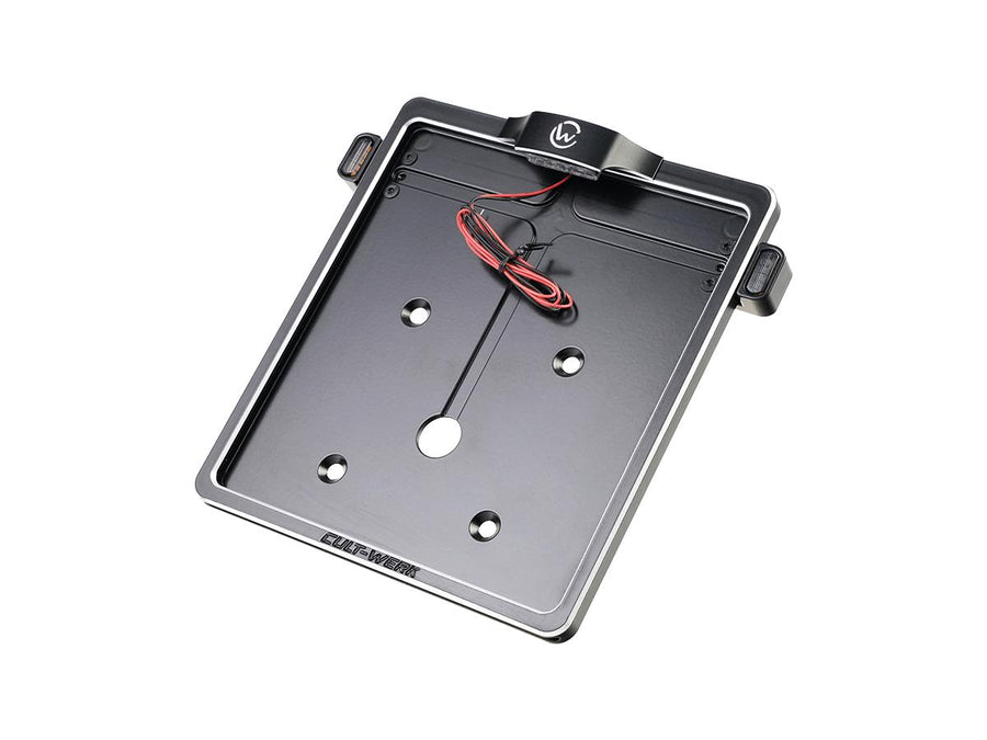 Harley Davidson FXLR [2018-2020]-Central license plate holder and