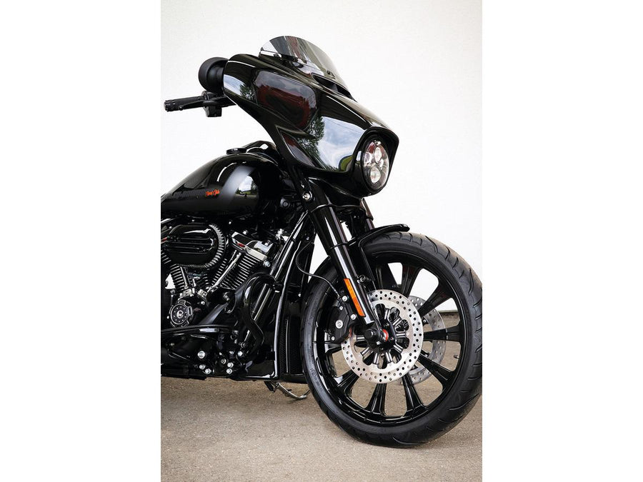 Harley Davidson Flhrxs [2021-2025]-Custom Chin cladding gloss black black