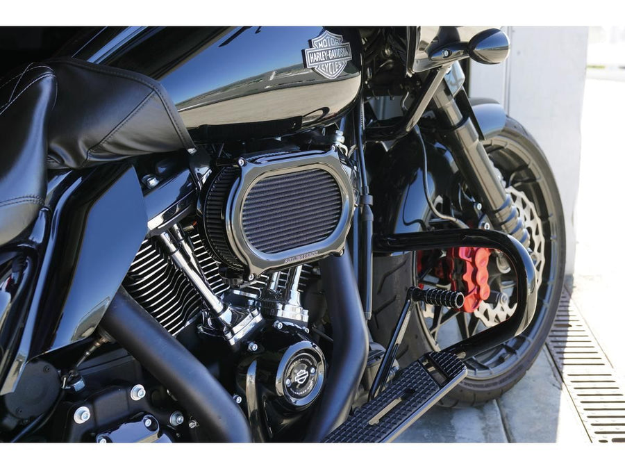 Harley Davidson FLFBS 114 [2018-2020] – Stage 2 Oval Upgrade Luftfilter Schwarz
