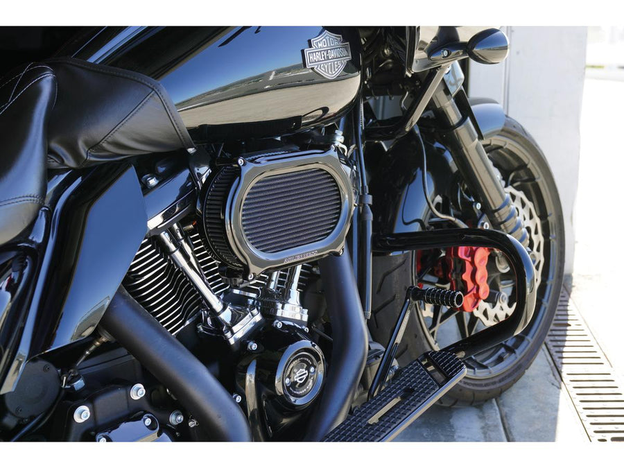 Harley Davidson FLFBS 114 [2018-2020] – Stage 2 Oval Upgrade Luftfilter Schwarz