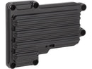 Harley Davidson Dyna [2006-2017] – 10-Gauge Getriebedeckel oben Schwarz Eloxiert-3