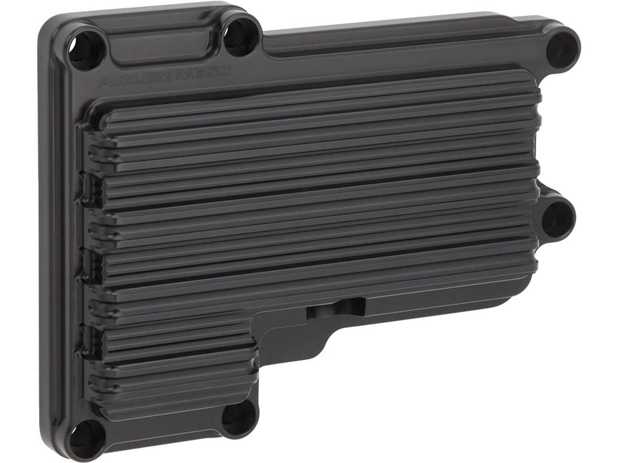 Harley Davidson Dyna [2006-2017] – 10-Gauge Getriebedeckel oben Schwarz Eloxiert