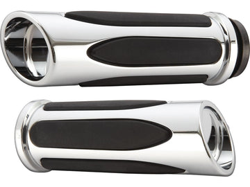 Harley Davidson Sportster [1976-2020]-Deep Cut Comfort handles Chrom 1 "Gas trains