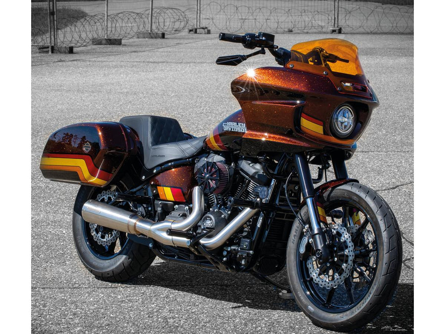 Harley Davidson FLSL [2018-2021]-Club-style fall bar Width: 720 mm black