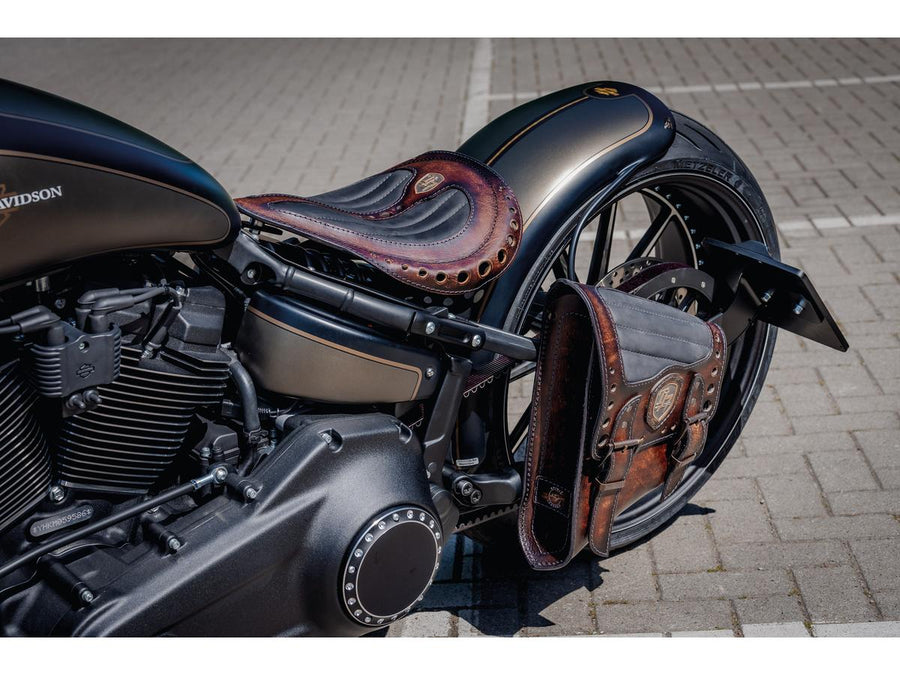 Harley Davidson FXBR [2022-2025]-Titanium Solositz Montagekit wide frame