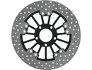 Harley Davidson Dyna [2000-2017]-round 340 mm floating brake disc Spelle-1