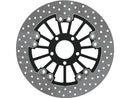 Harley Davidson Dyna [2000-2017]-round 340 mm floating brake disc Spelle-3