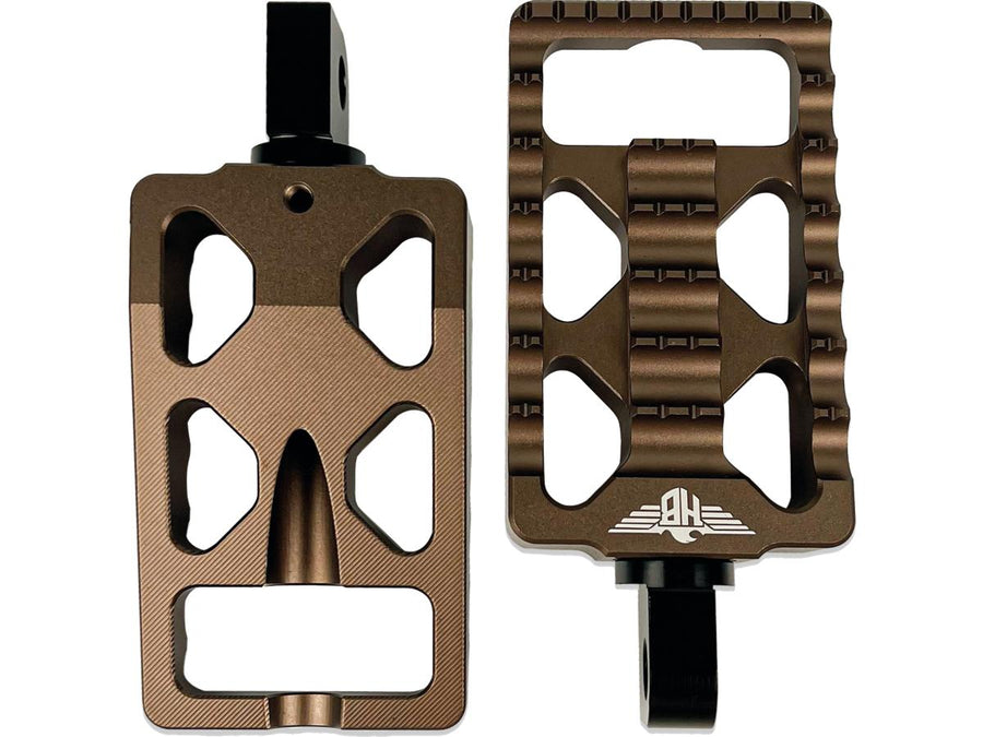 Harley Davidson Sportster [1991-2020] – MX V1 Fußrasten Bronze Eloxiert