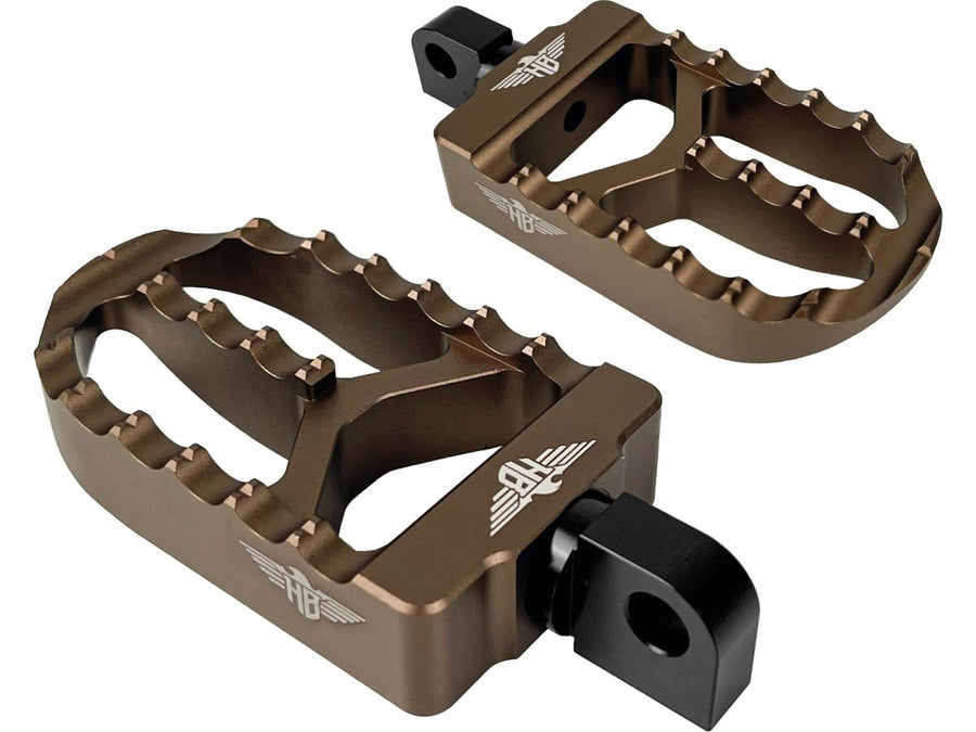 Harley Davidson Sportster [1991-2020]-MX V2 footrest bronze anodized