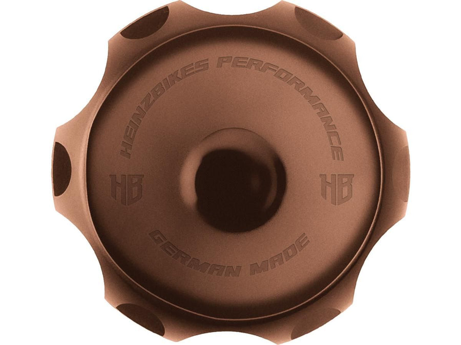 Harley Davidson Sportster [1996-2020]-powerful ventilated fuel lid bronze