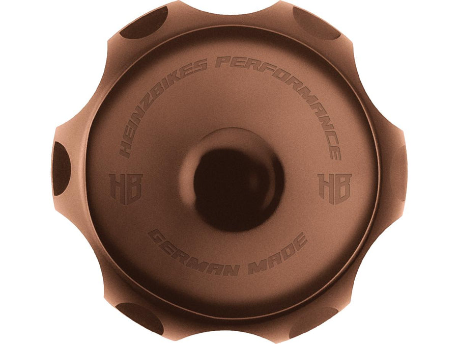 Harley Davidson Sportster [1996-2020]-powerful ventilated fuel lid bronze