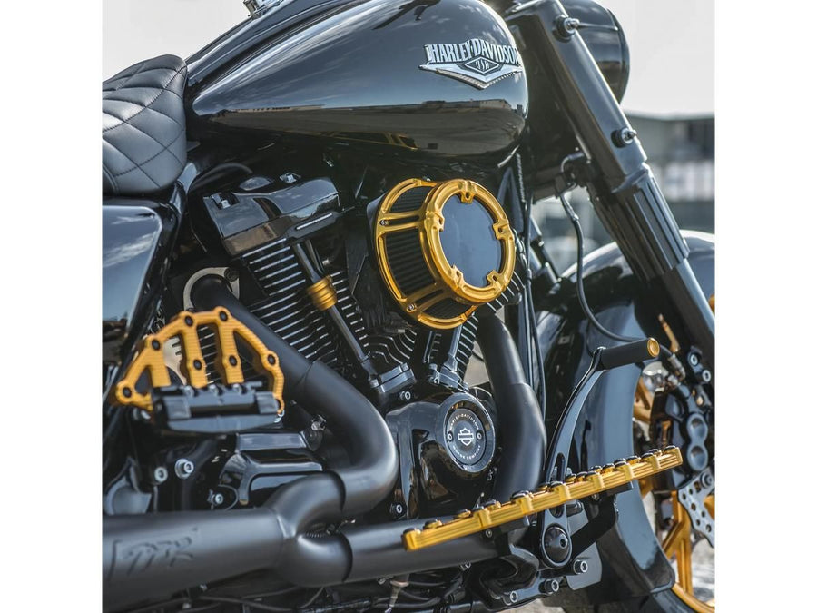 Harley Davidson FLHXSE [2023-2024] – Method™ Clear Series Luftfilter Gold Eloxiert