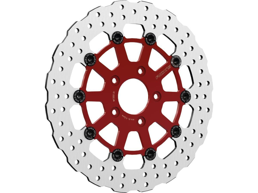 Harley Davidson Dyna [2000-2017]-El Diabolo (Steve) Design floating brake disc